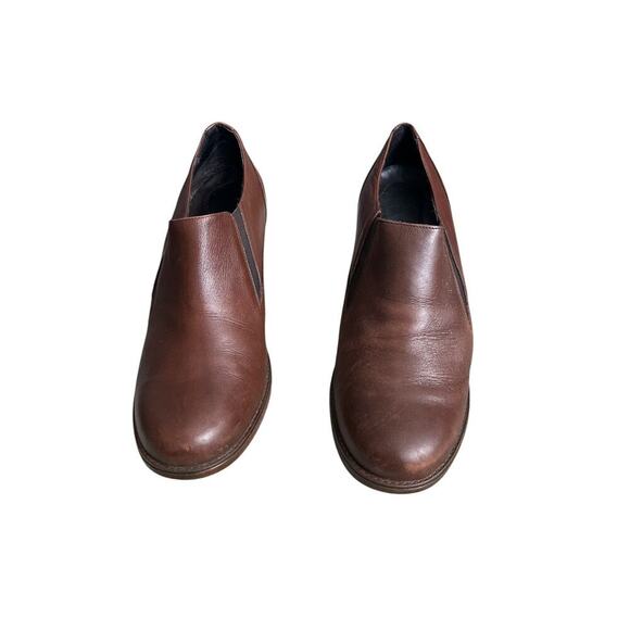 Dansko 42 Brown Leather Stacked Heel Women’s Shoes Business Casual - Picture 2 of 8